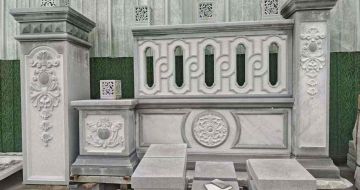 三门峡芝麻灰异形别墅门头