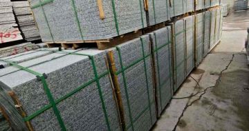 三门峡芝麻白地铺版 石材地铺石