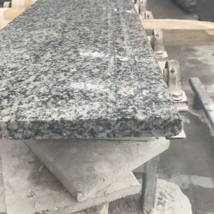 三门峡芝麻白楼梯踏步 芙蓉白