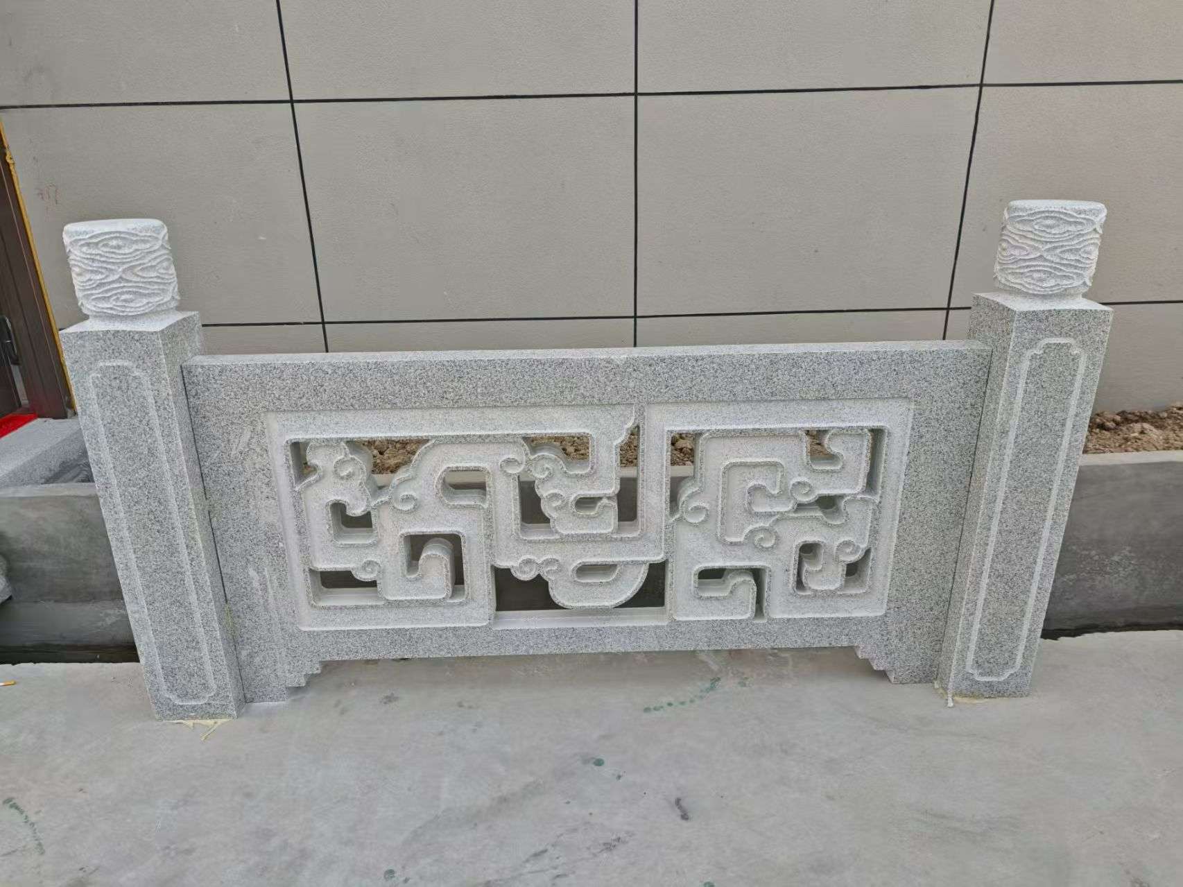 三门峡芝麻白河道栏杆 桥栏杆