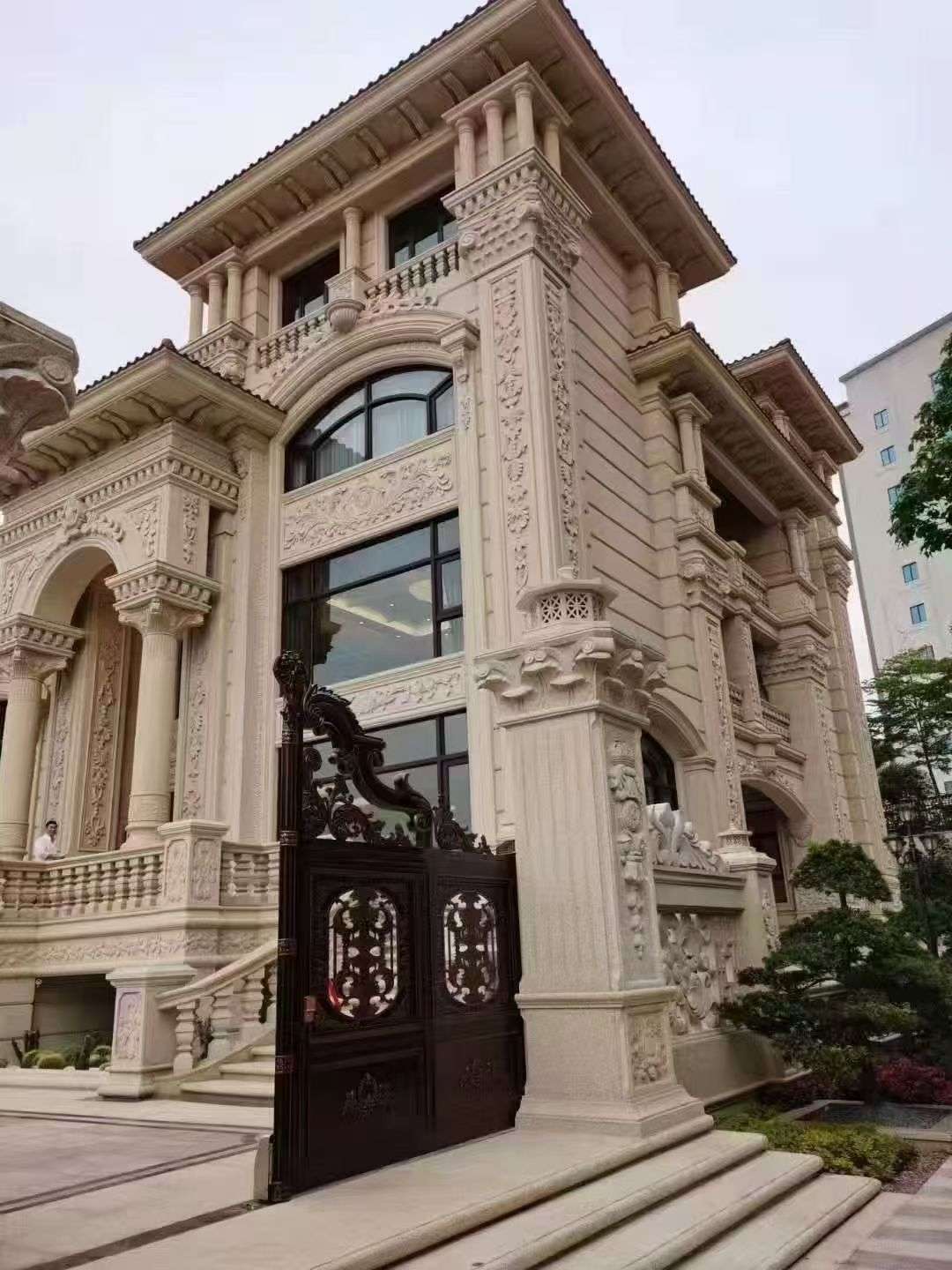 三门峡黄金麻别墅外墙异形定制