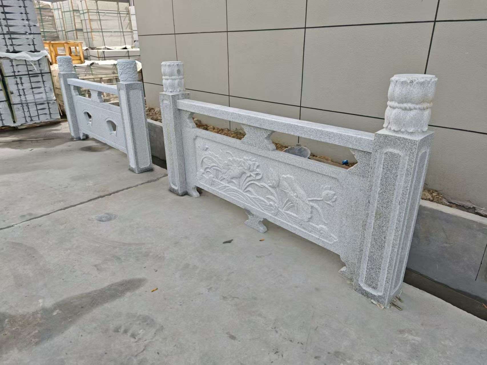 三门峡芝麻白河道栏杆 石材栏杆