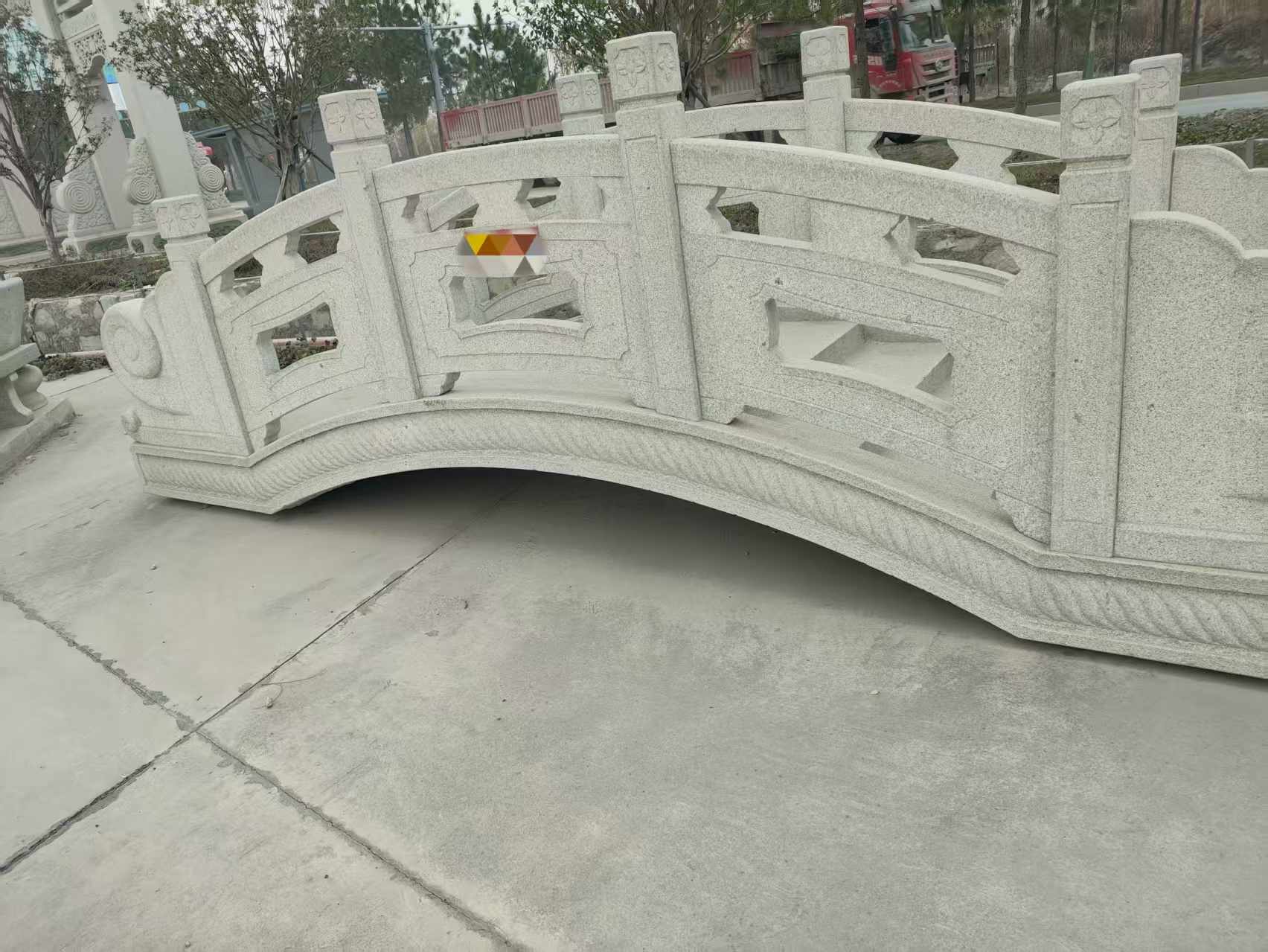 三门峡芝麻白拱桥，石桥