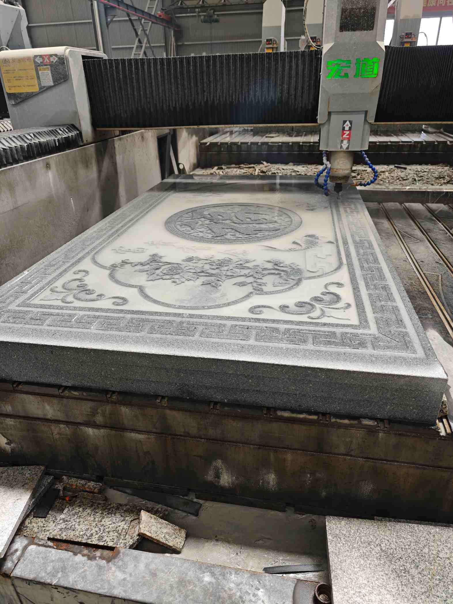 三门峡芝麻灰雕刻版异形雕刻异形定制